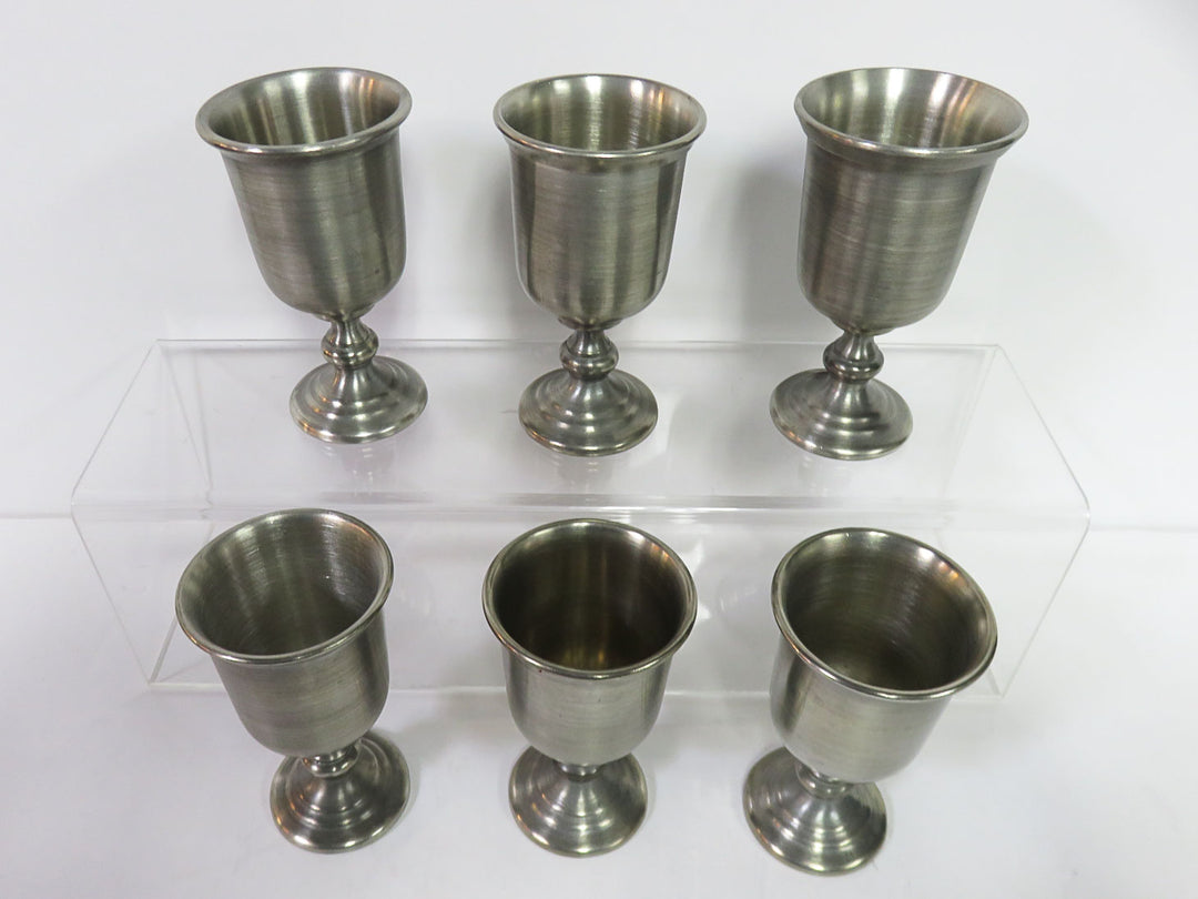Colonial Pewter Goblets
