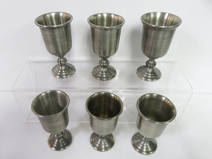 Colonial Pewter Goblets