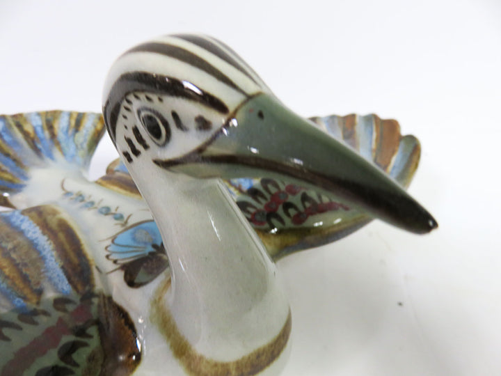 Bird Pottery Figurine