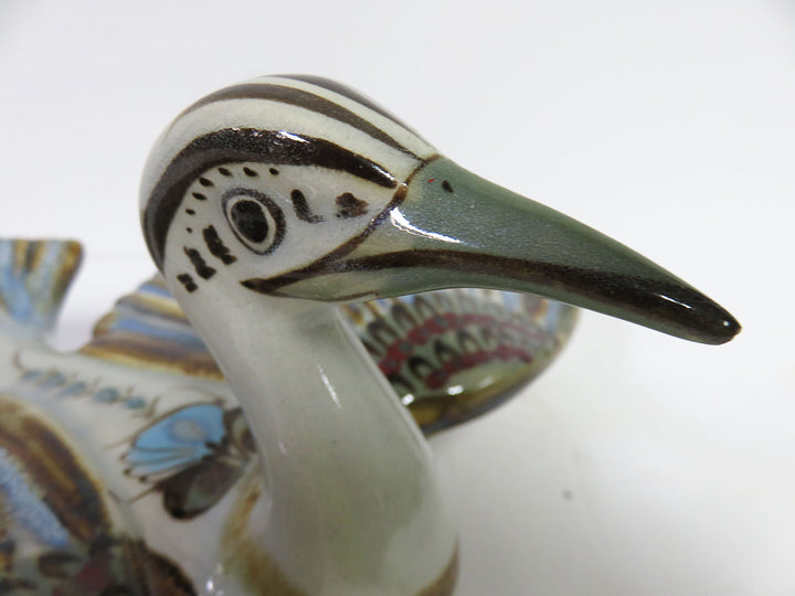 Bird Pottery Figurine
