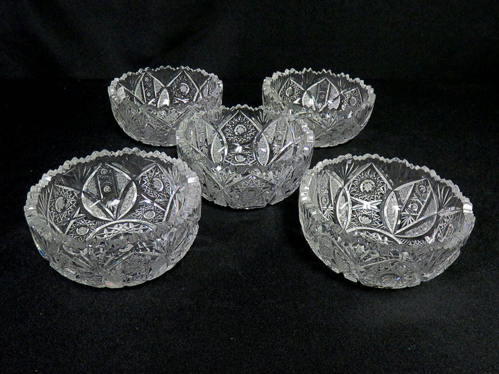 American Brilliant (ABP) Cut Bowls