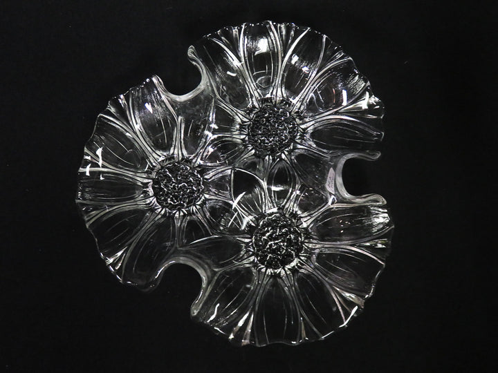 3 Section Sunflower Dish