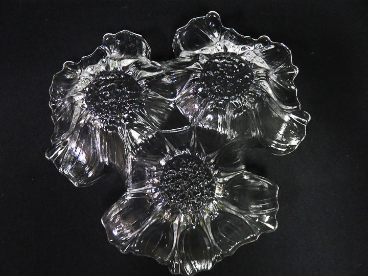 3 Section Sunflower Dish