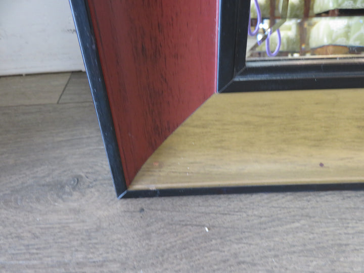 Multicolor Wood Framed Mirror