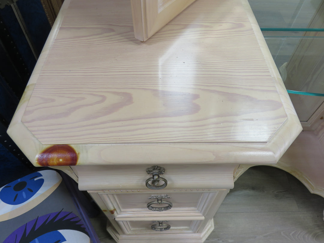 Whitewashed Pine Dressing Table