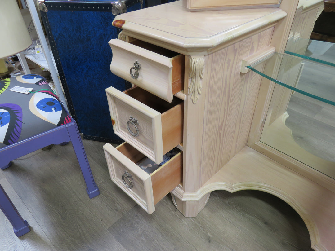 Whitewashed Pine Dressing Table