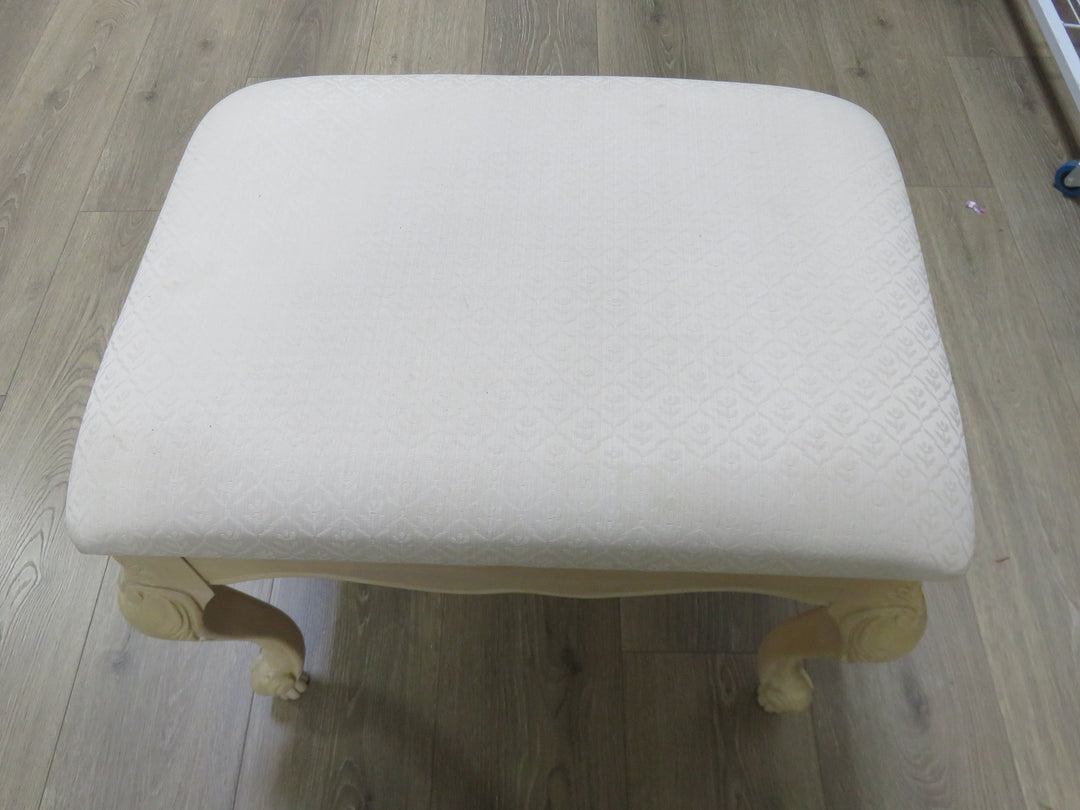 Light Wood Vanity Bench