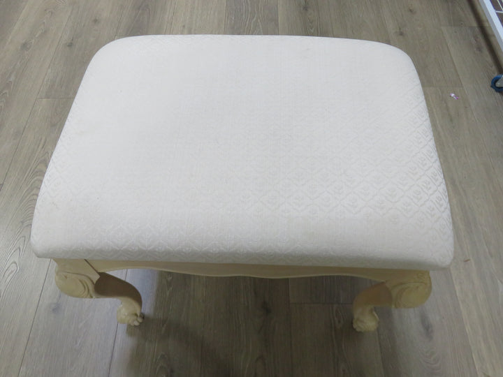 Light Wood Vanity Bench
