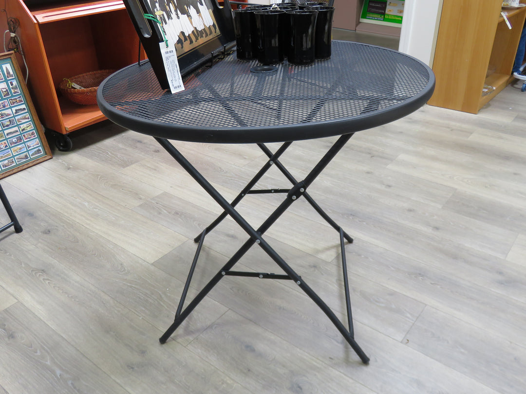 Black Metal Foldable Patio Set