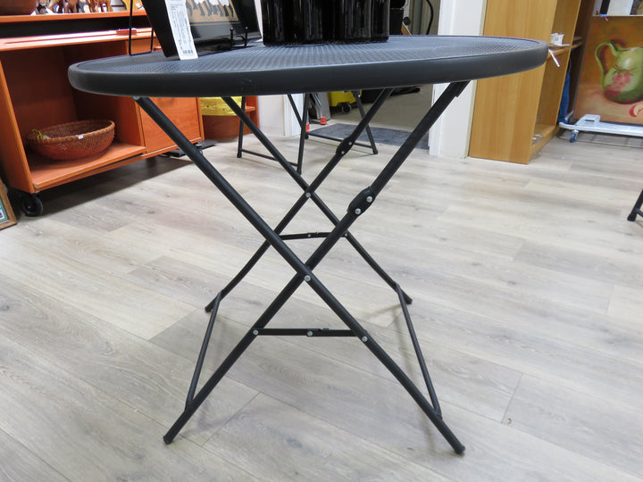 Black Metal Foldable Patio Set