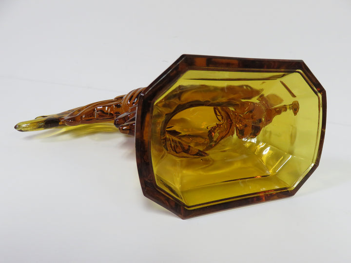 Amber Glass Rooster