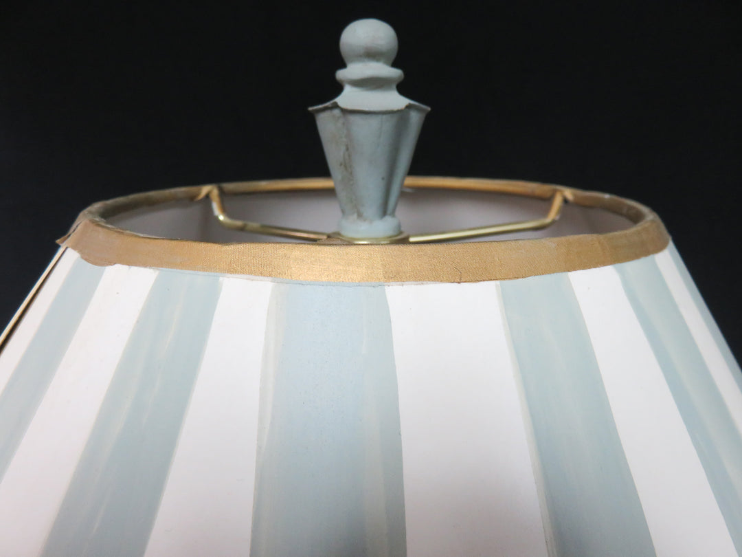 Hand-Painted Hydrangea Table Lamp