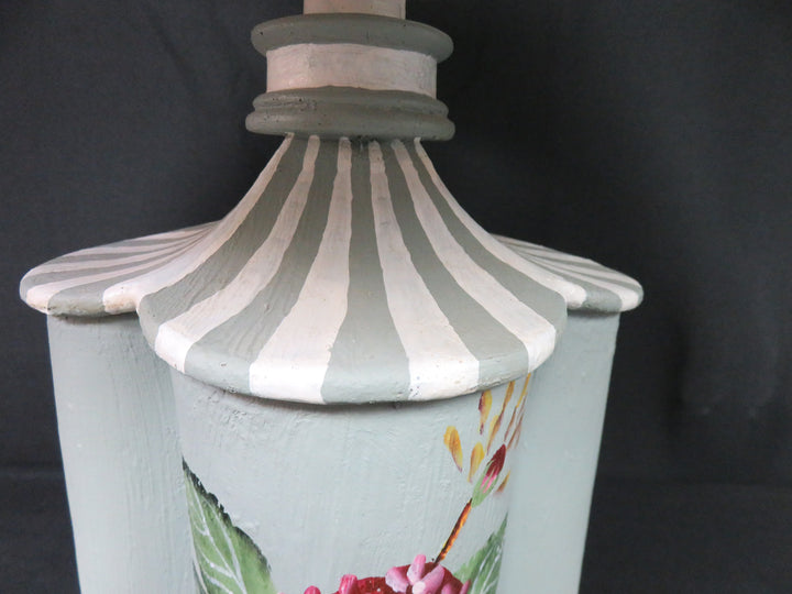 Hand-Painted Hydrangea Table Lamp
