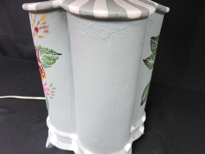 Hand-Painted Hydrangea Table Lamp