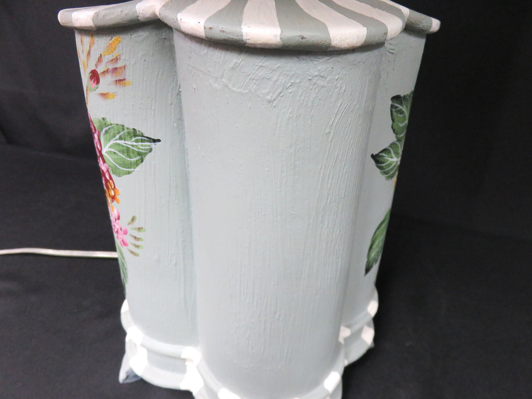 Hand-Painted Hydrangea Table Lamp