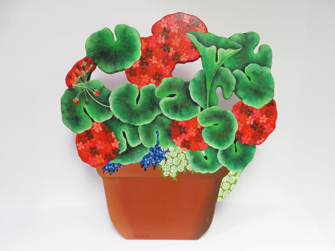 Decorative Floral Self Standing Screen