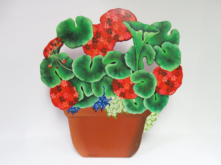 Decorative Floral Self Standing Screen