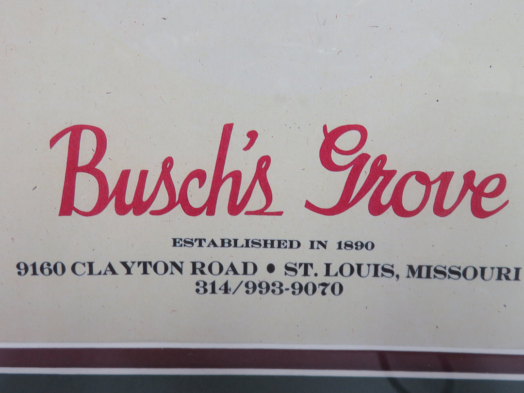 Busch's Grove Poster Art