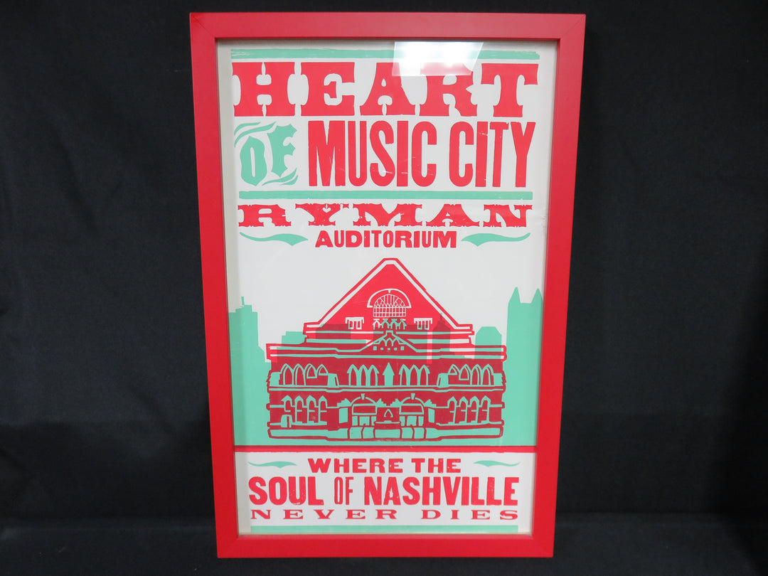 Nashville Heart of Music City Print
