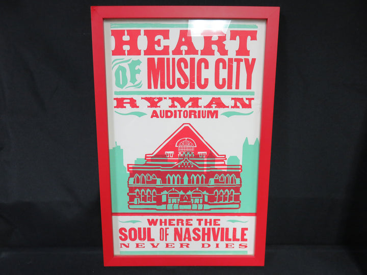 Nashville Heart of Music City Print