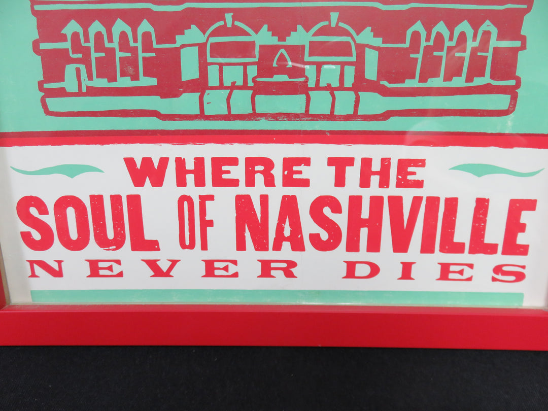 Nashville Heart of Music City Print
