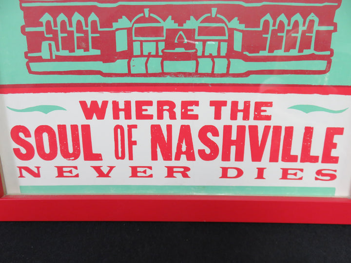 Nashville Heart of Music City Print
