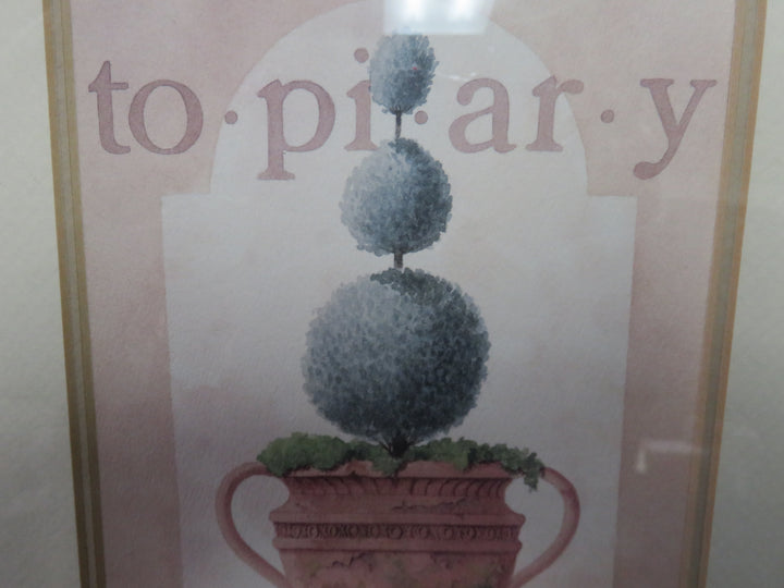 Topiary Print