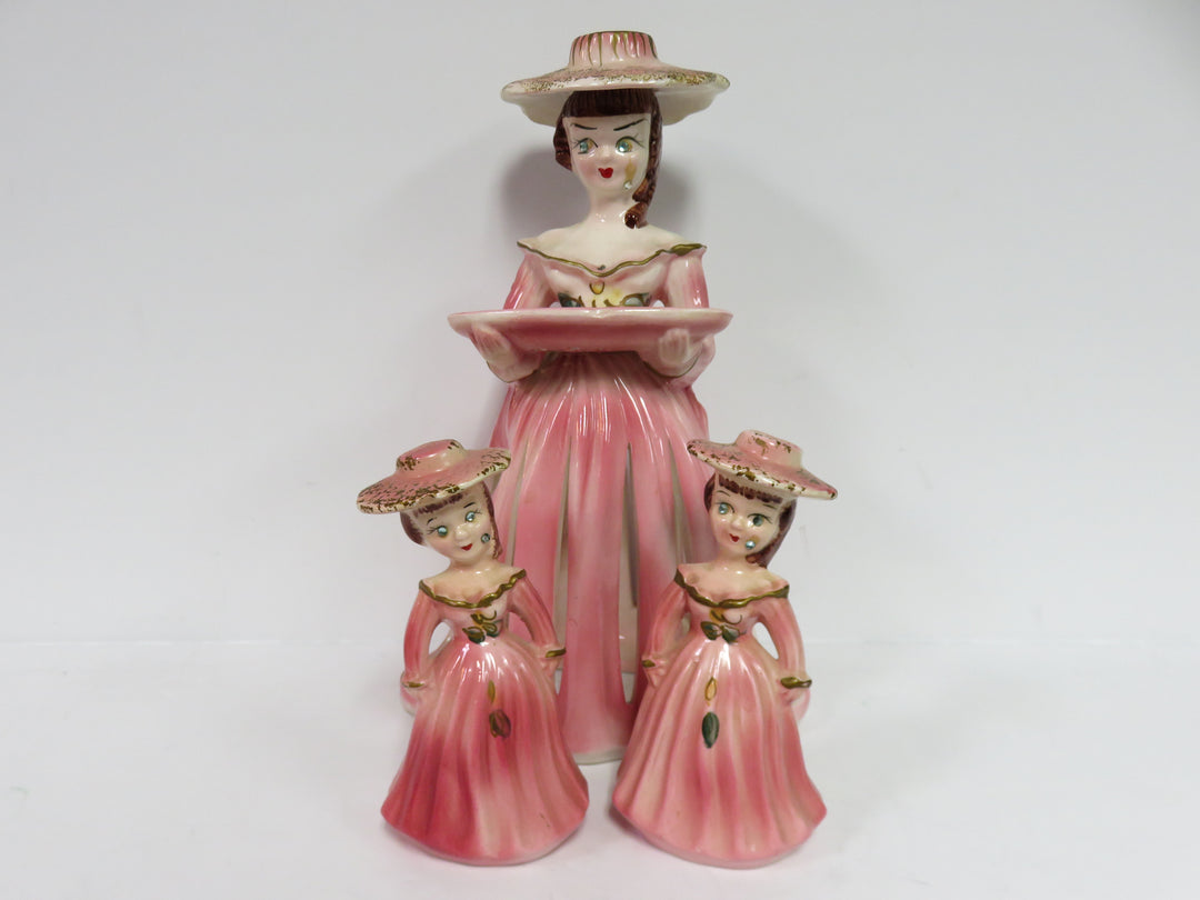 Kreiss Tabletop Pink Lady Figurines