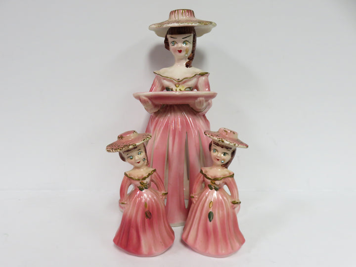 Kreiss Tabletop Pink Lady Figurines