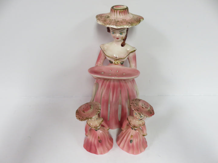 Kreiss Tabletop Pink Lady Figurines