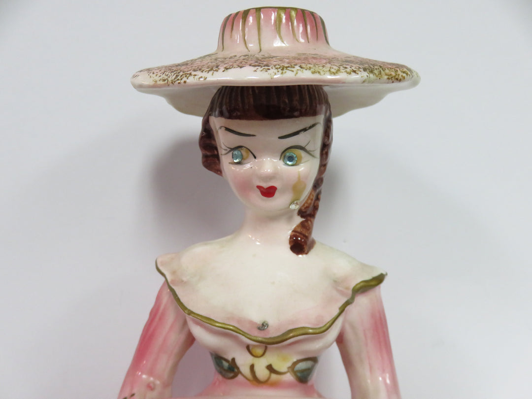 Kreiss Tabletop Pink Lady Figurines
