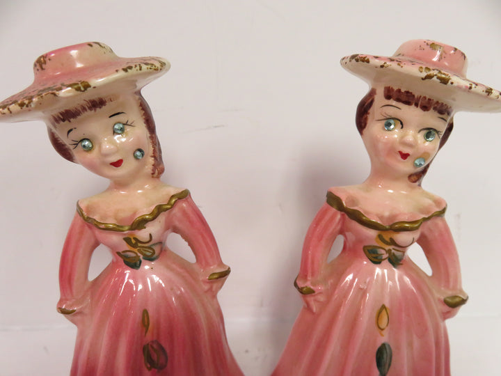 Kreiss Tabletop Pink Lady Figurines