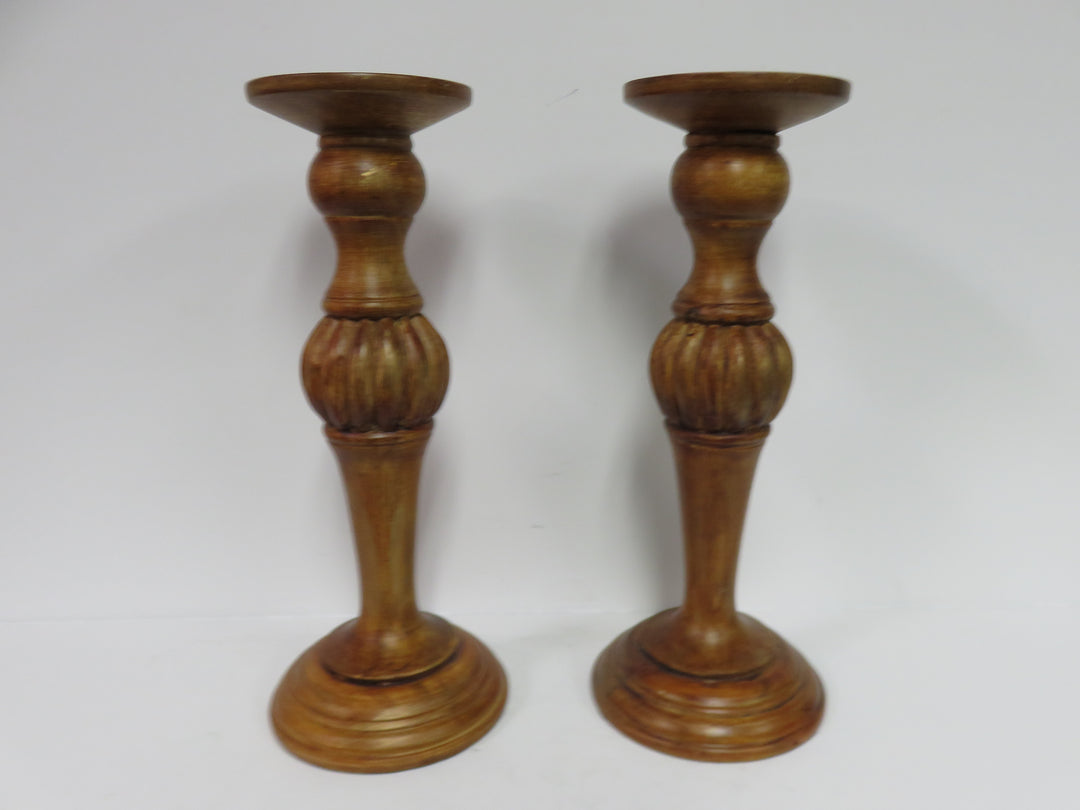 Wood Candleholders