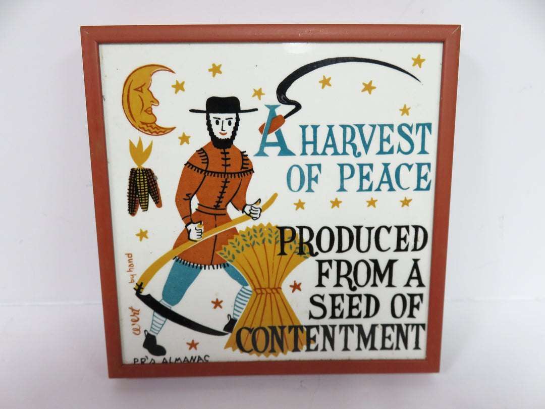 Framed Pair of Tiles