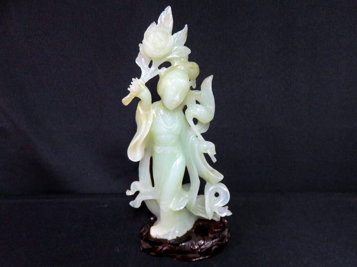 Jade Figurine on Stand