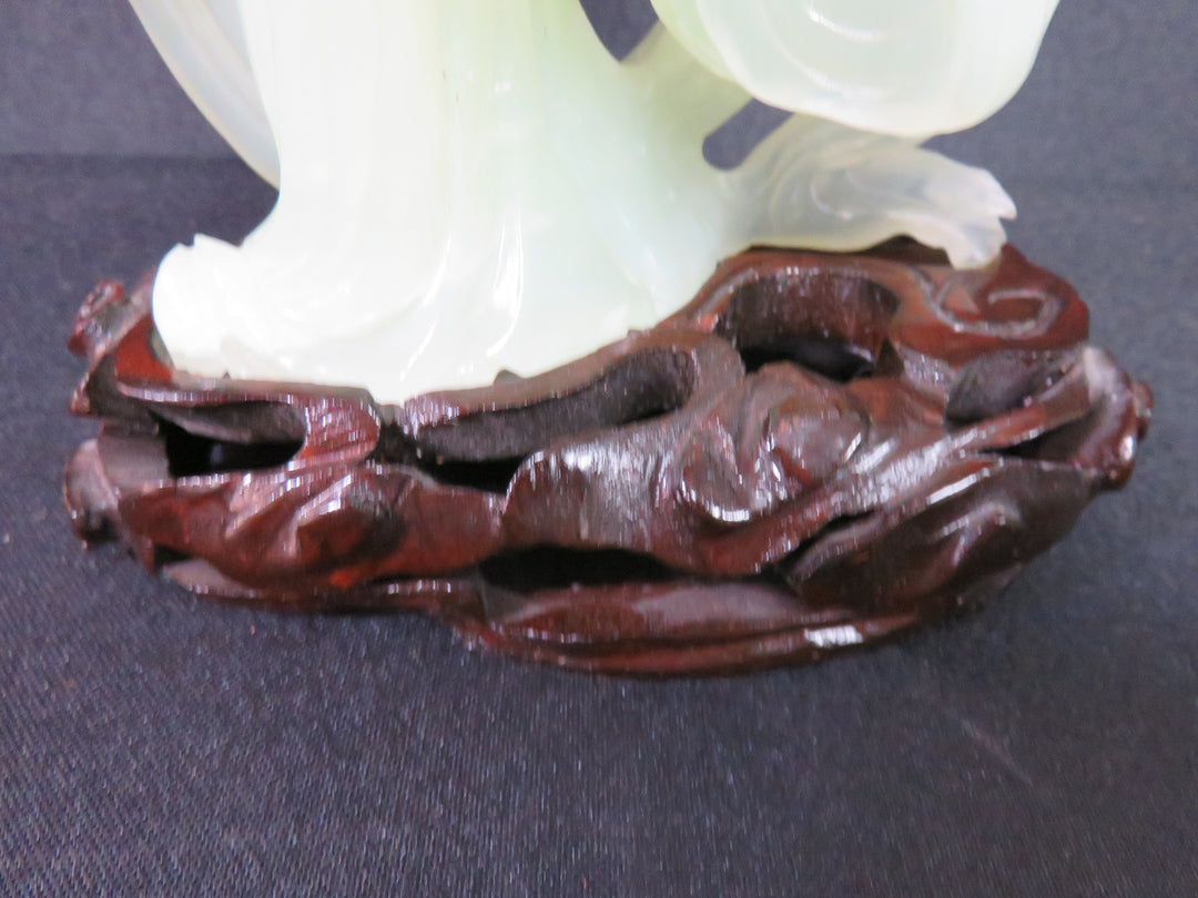 Jade Figurine on Stand