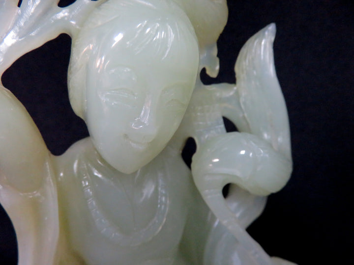 Jade Figurine on Stand