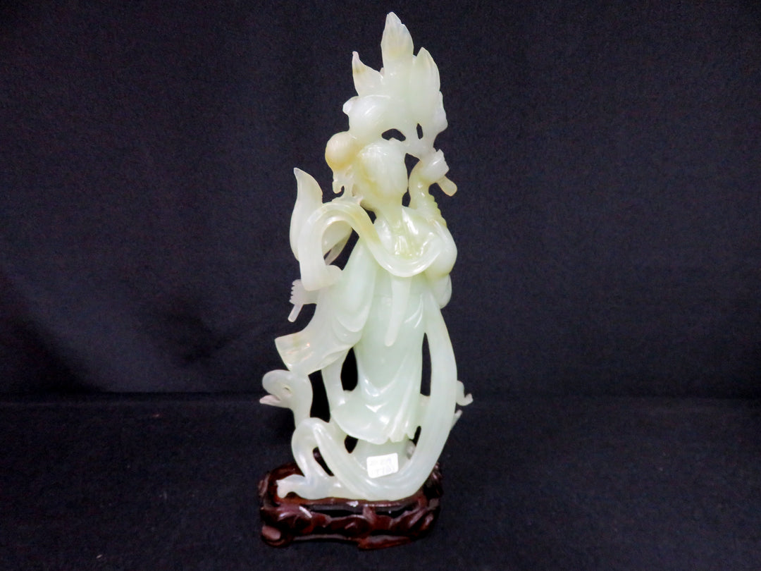 Jade Figurine on Stand