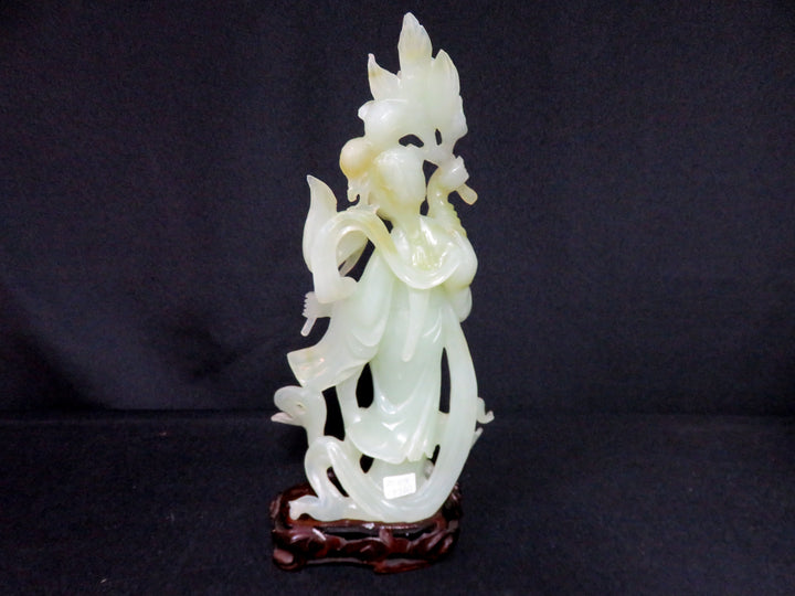 Jade Figurine on Stand