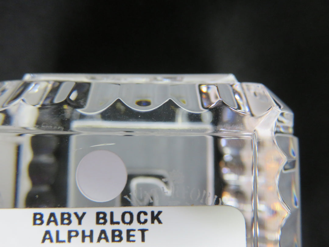 Waterford Baby Block