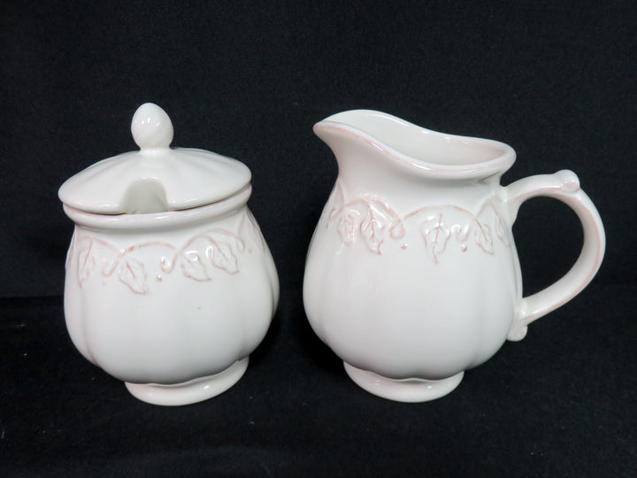 Longaberger Cream & Sugar