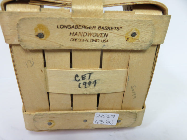 Longaberger Utensil Holder Basket
