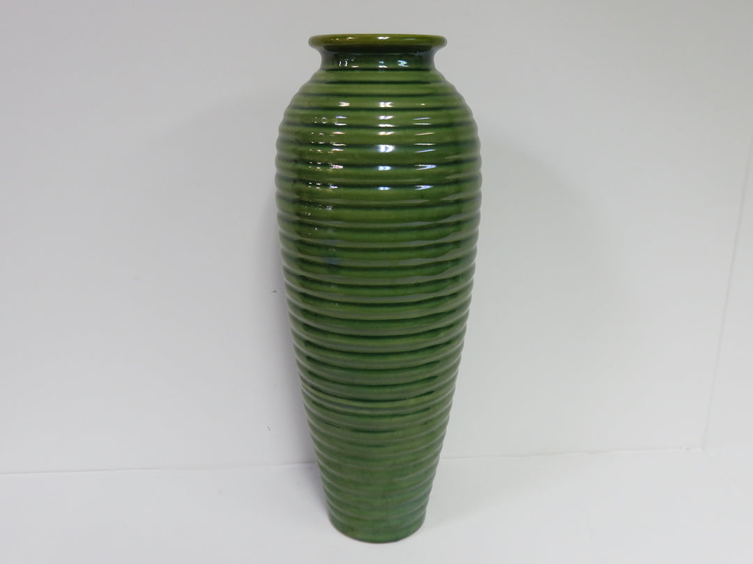 Green Glazed Floor Vase
