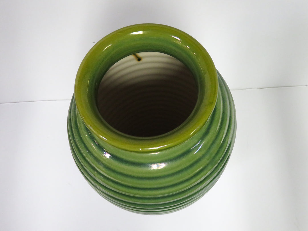 Green Glazed Floor Vase