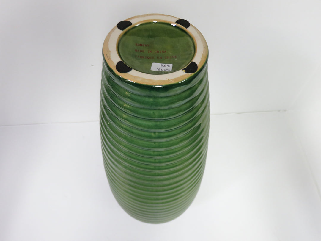 Green Glazed Floor Vase