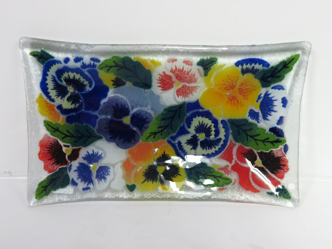 Peggy Karr Pansy Tray