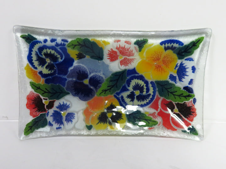 Peggy Karr Pansy Tray