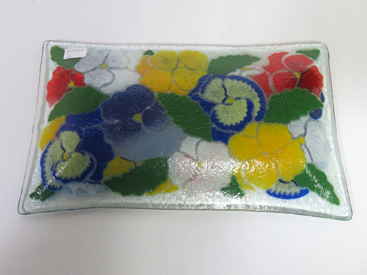 Peggy Karr Pansy Tray