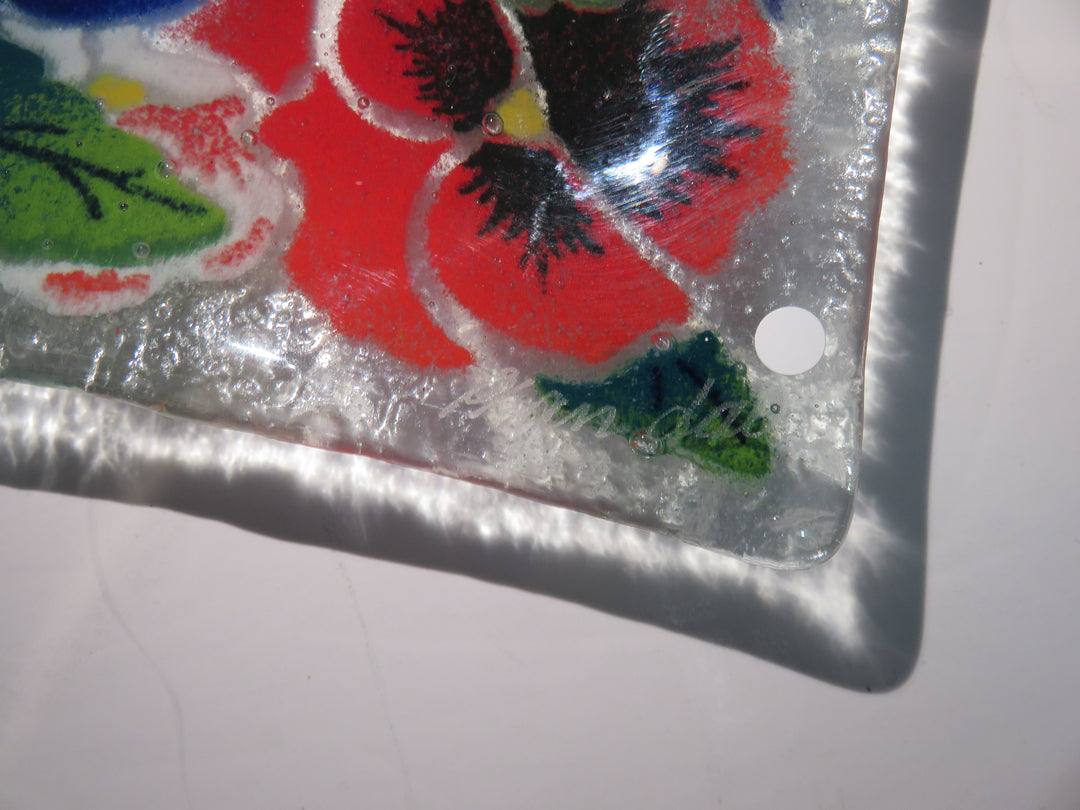 Peggy Karr Pansy Tray