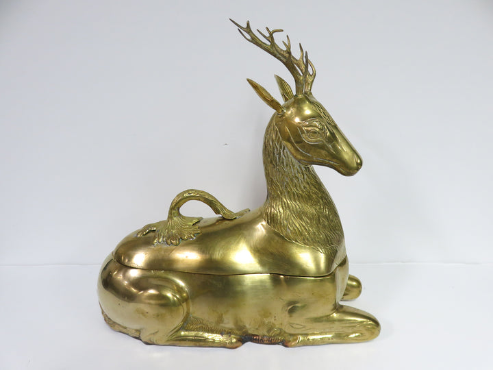 Mottahedeh Brass Stag Centerpiece